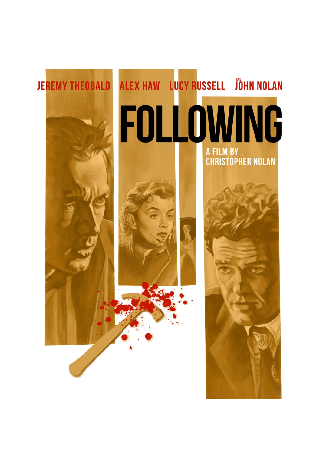 CHRISTOPHER NOLAN'S FOLLOWING (1998) BLU-RAY