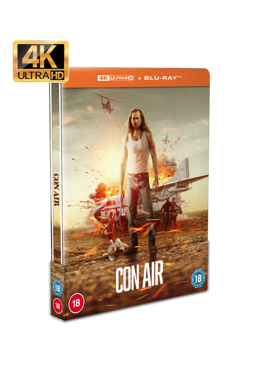 Con Air Limited Edition Steelbook 4K Ultra HD + Blu-Ray [Region Free] - UK Import