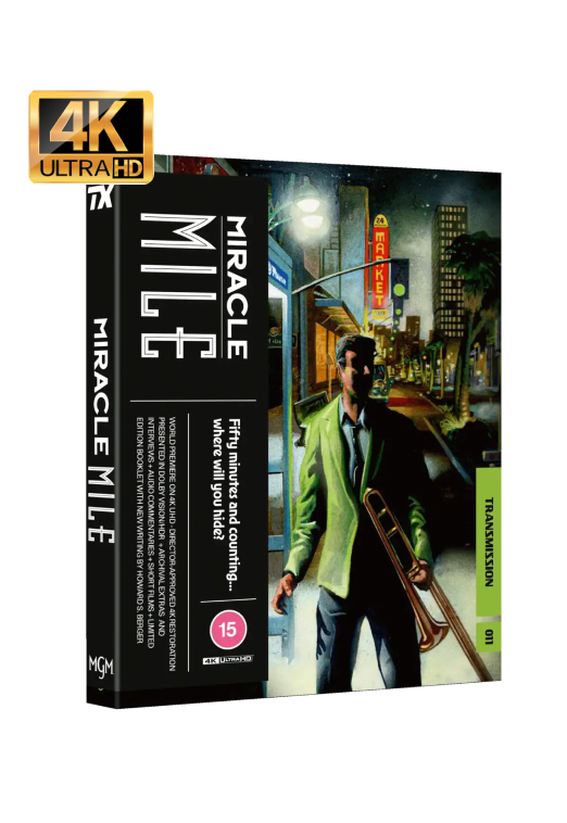 Miracle Mile Limited Edition 4K Ultra HD + Reg B Blu-Ray - UK Import