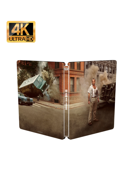 Die Hard 3 - Die Hard With A Vengeance Limited Edition Steelbook 4K UHD + Blu-ray [Region Free] - UK Import