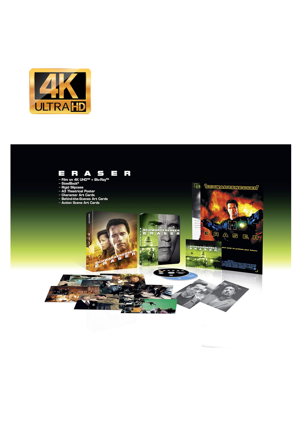 Eraser Limited Collectors Edition 4K Ultra HD + Blu-Ray - UK Import