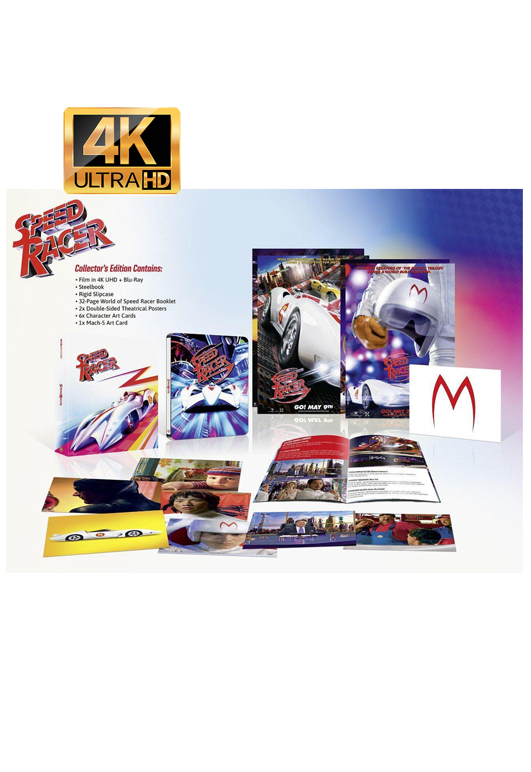 Speed Racer Limited Collectors Edition 4K Ultra HD + Blu-Ray - UK Import