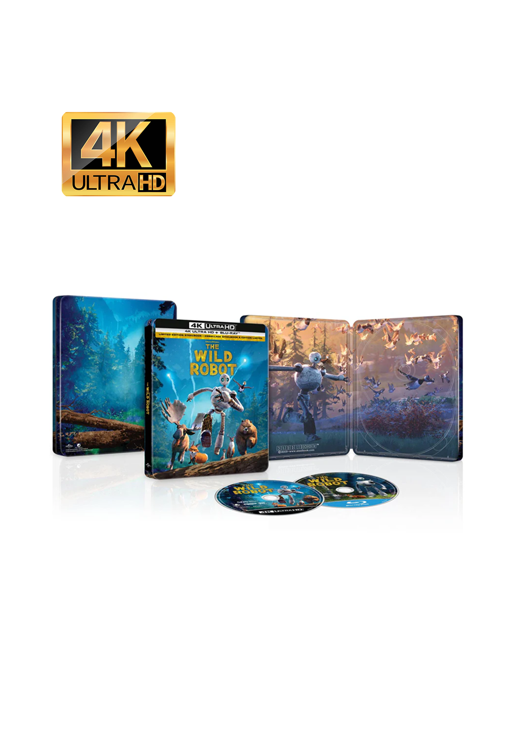 The Wild Robot - Steelbook (4K-UHD)