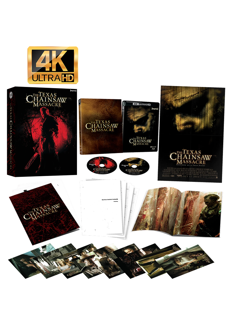 THE TEXAS CHAINSAW MASSACRE (2003) - 4K UHD + BLU-RAY LIMITED EDITION LENTICULAR LARGE HARDBOX