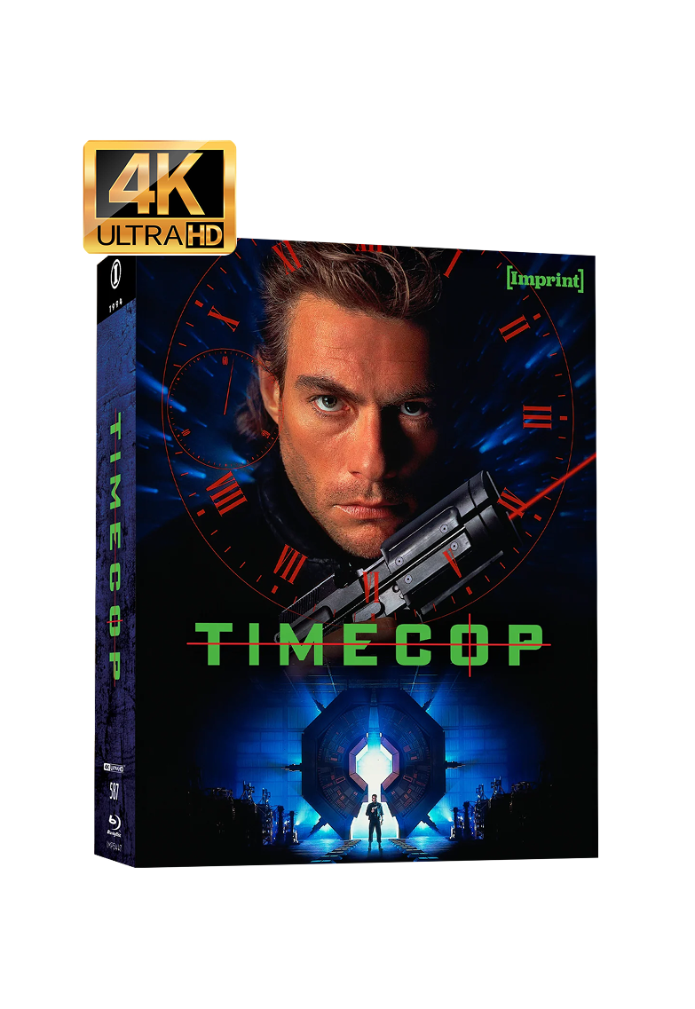 TIMECOP (1994) - 4K UHD + BLU-RAY LIMITED EDITION LENTICULAR HARDCASE + HARDCOVER BOOKLET + POSTER - IMPRINT COLLECTION #587