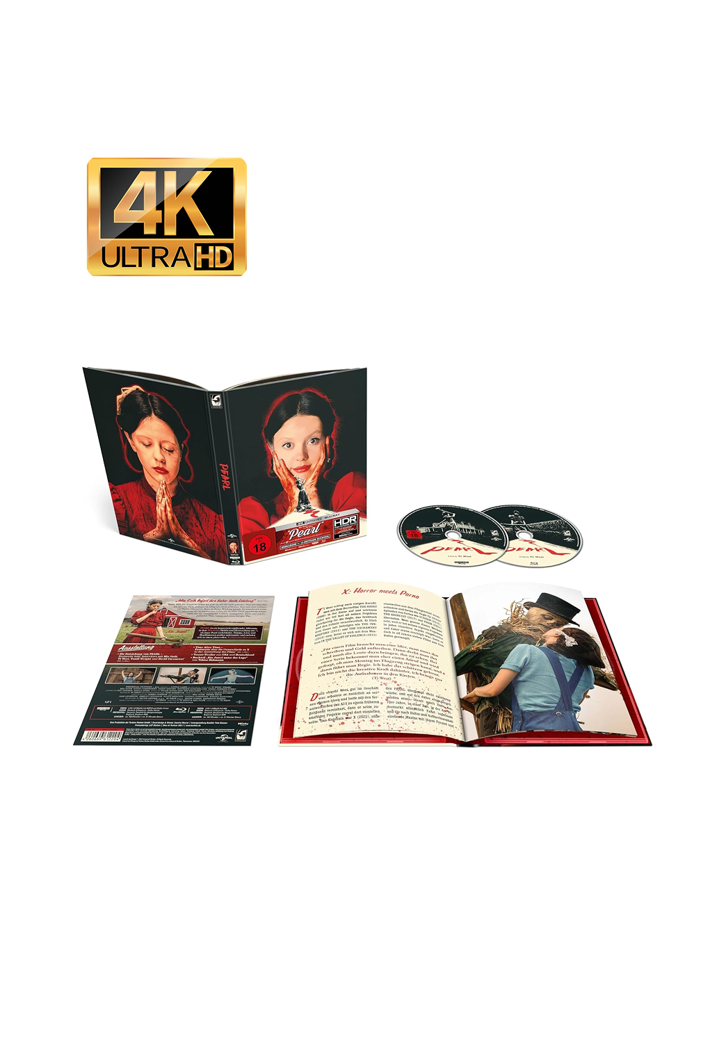 Pearl – Mediabook-Edition - Cover A (4K Ultra HD + Blu-ray)