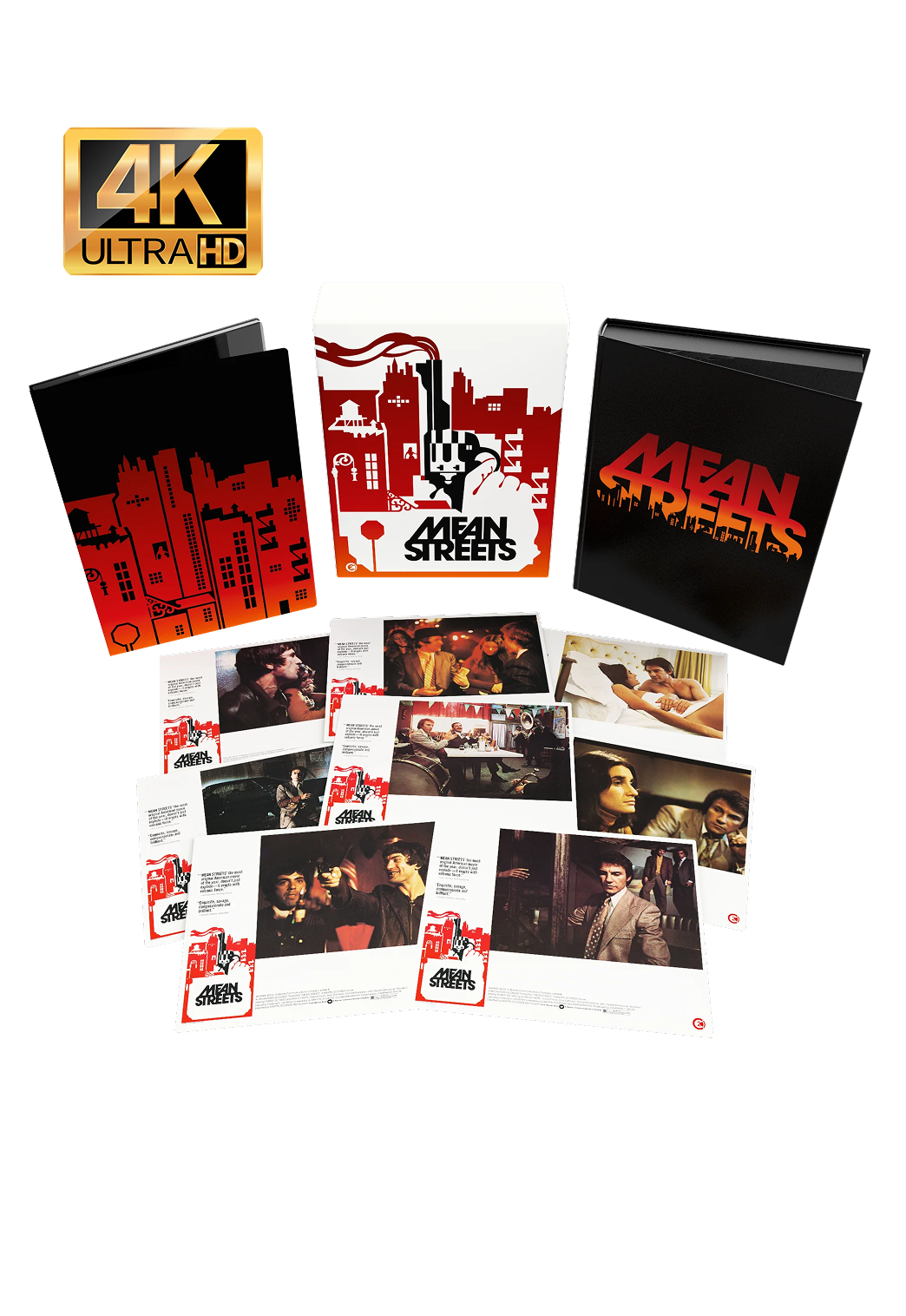 Mean Streets Limited Edition 4K Ultra HD + Blu-ray Region B - UK Import