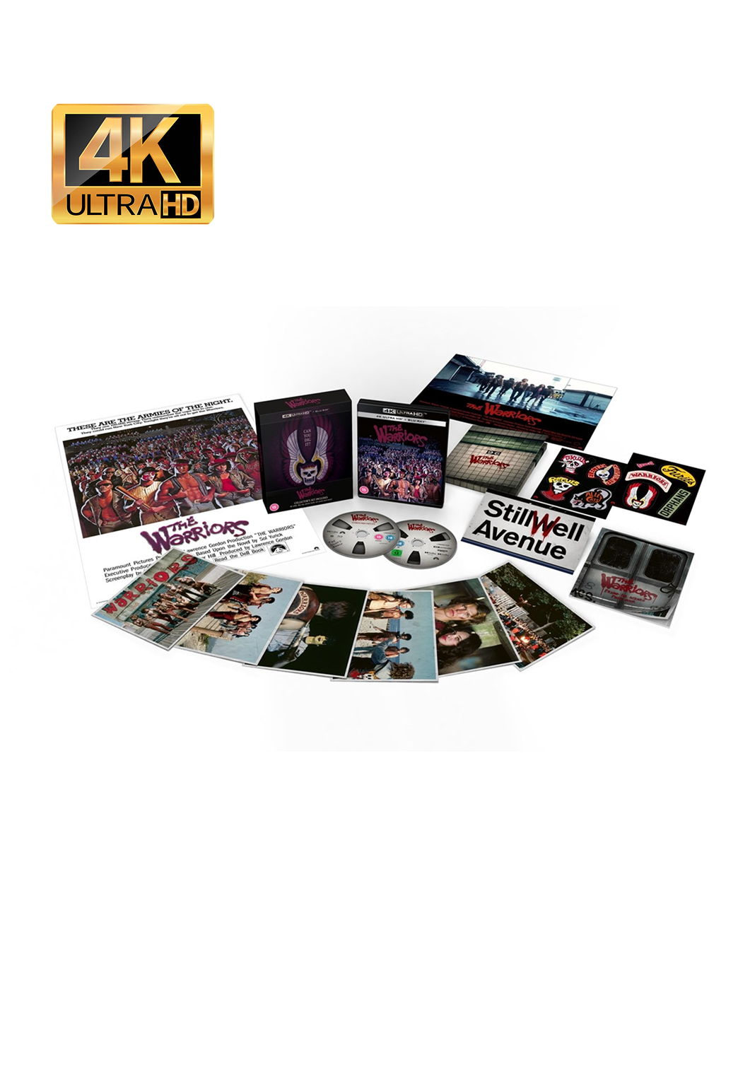 The Warriors (1979) Limited Collectors Edition 4K Ultra HD + Blu-Ray Region B - UK Import