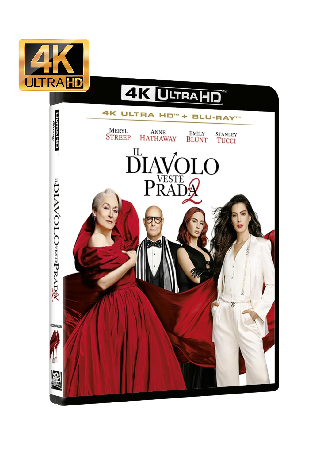 The Devil Wears Prada 2 (Slipcover Edition) (4K UHD + Blu-ray) – Italy Import – English Audio & Subtitles