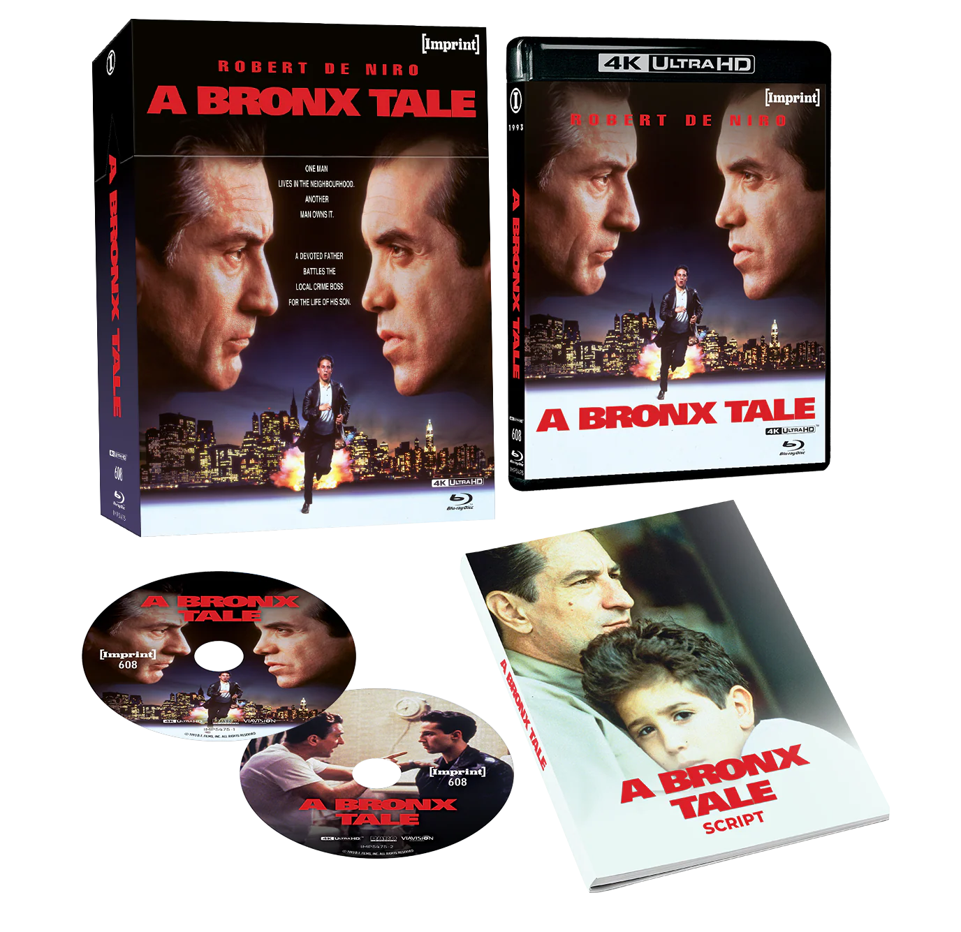A Bronx Tale (1993) - Limited Edition 4K UHD + Blu-ray Hardbox + Hardcover Booklet - Imprint Collection #608