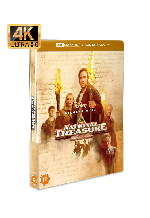 National Treasure Limited Edition Steelbook 4K Ultra HD + Blu-ray [Region Free] - UK Import