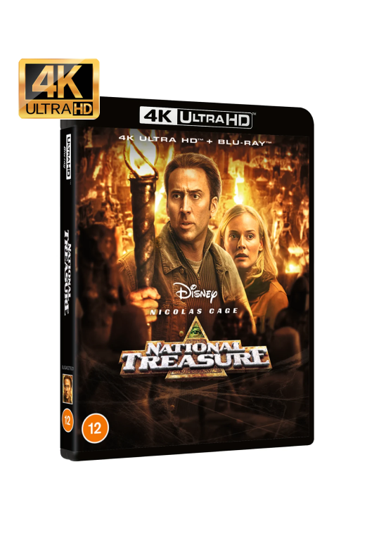 National Treasure 4K Ultra HD + Blu-ray [Region Free] - UK Import