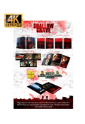 Shallow Grave Limited Collector's Edition Steelbook 4K UHD + Reg B Blu-ray - UK Import
